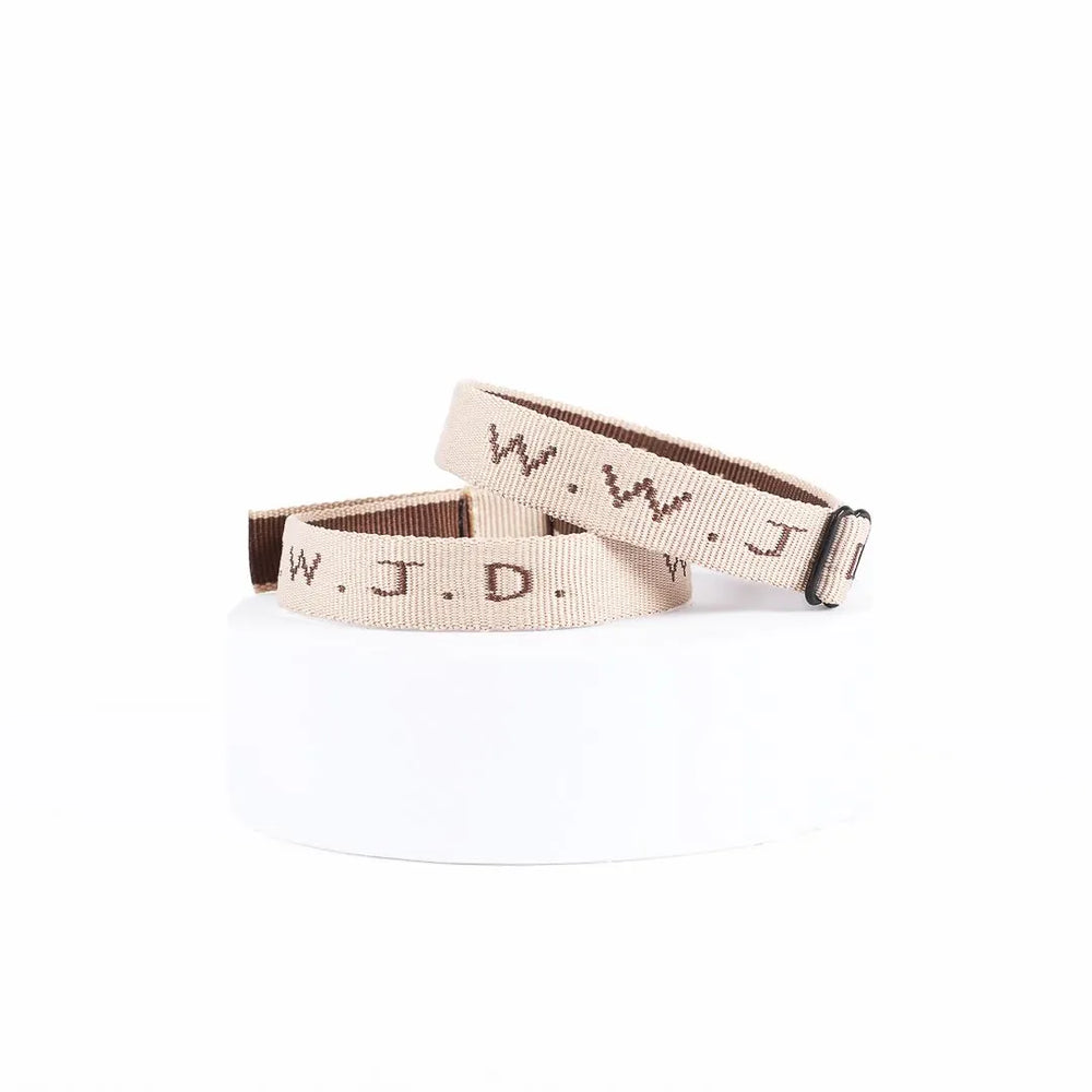 Armband - WWJD - Tan-färgad