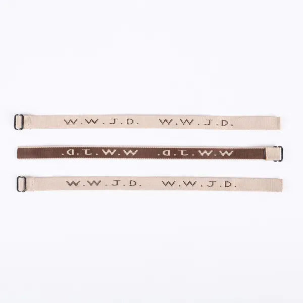 Armband - WWJD - Tan-färgad - 2