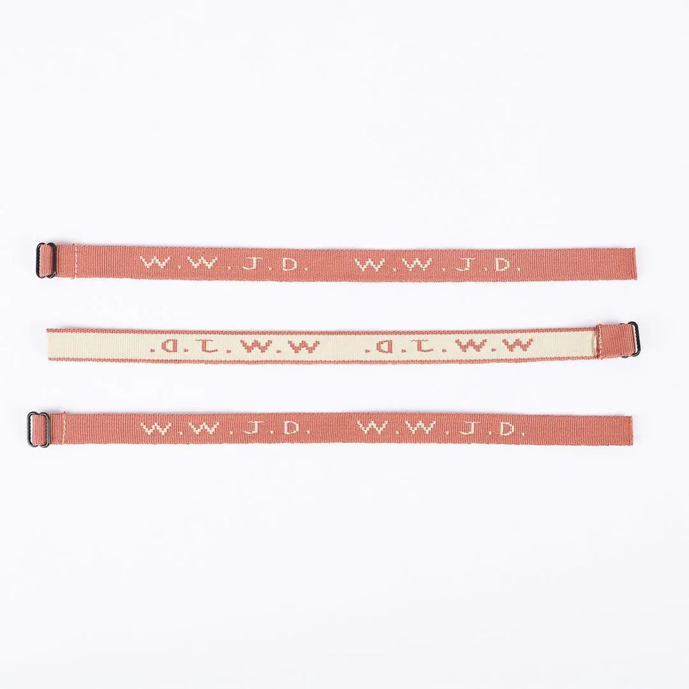 Armband - WWJD - Terracotta - 2