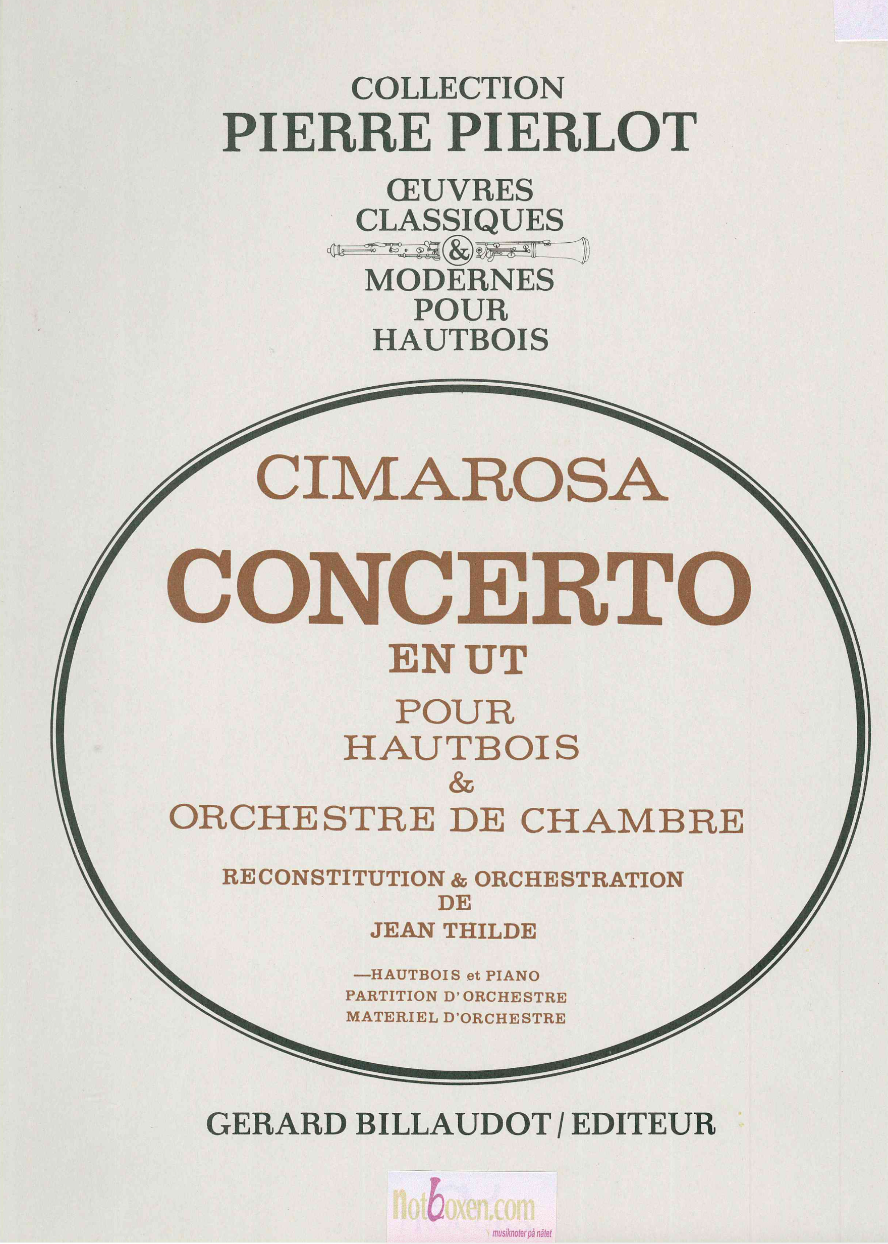 Cimarosa - Concerto en ut