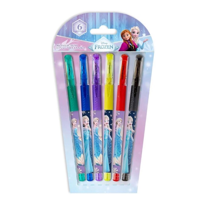 Frost Disney Metalliska Gelpennset (6 delar)