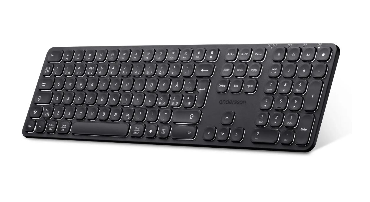 Andersson WSK-3000 trådlöst Belyst tangentbord - 2