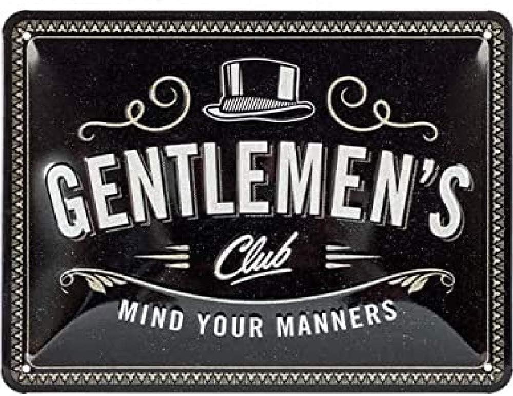 Metal sign - Gentlemen's Club