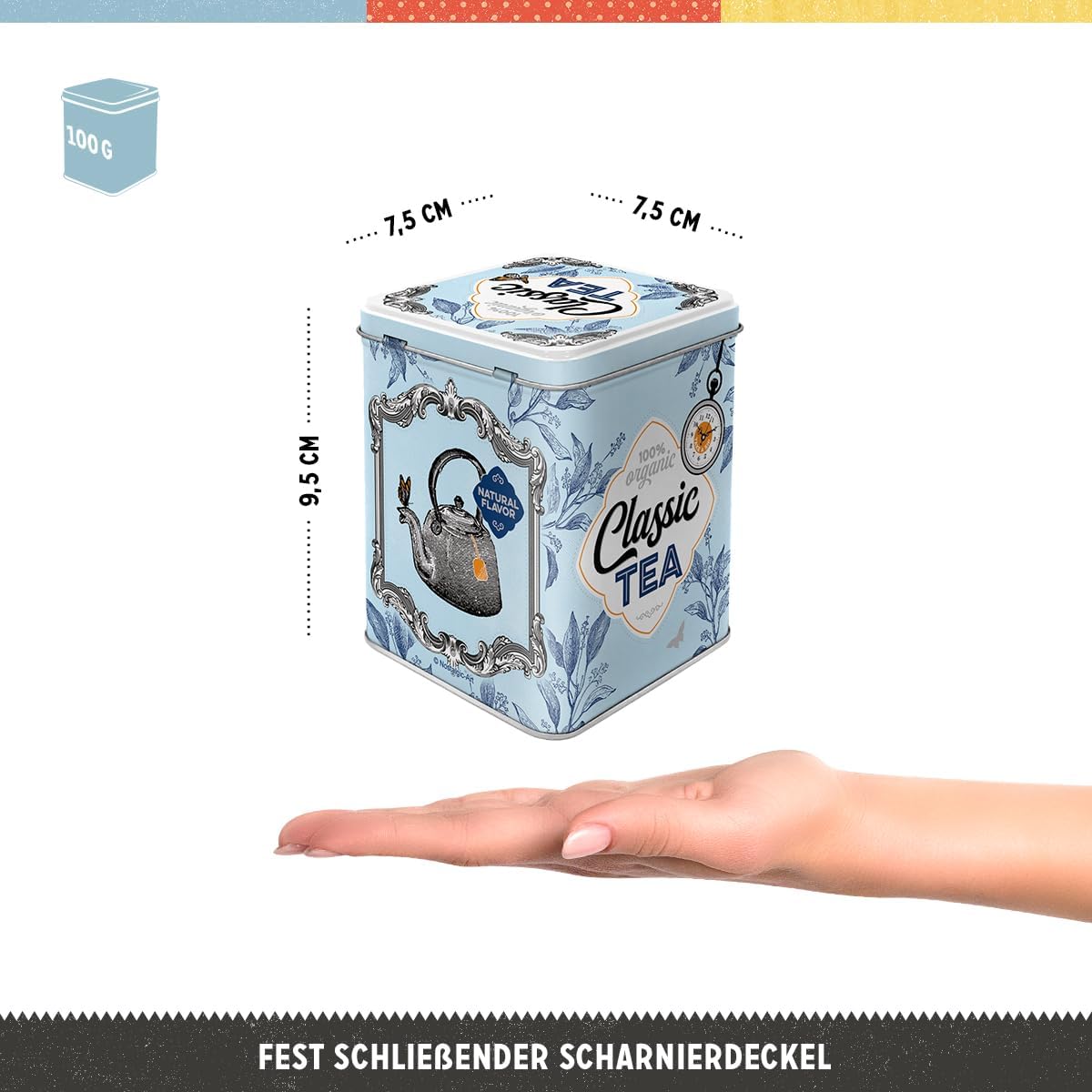 Tin tea container - Classic Tea - 2