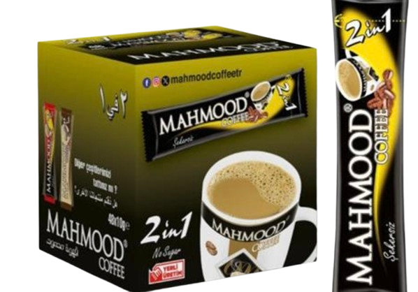Mahmood kaffe 2 i 1 – utan socker, 48p×10 g