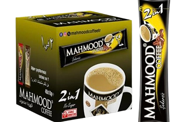 Mahmood kaffe 2 i 1 – utan socker, 48p×10 g