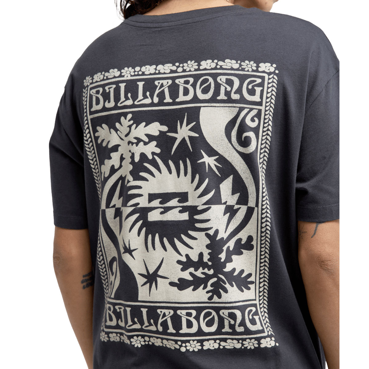 Billabong t-shirt dam Always looking off black - 4