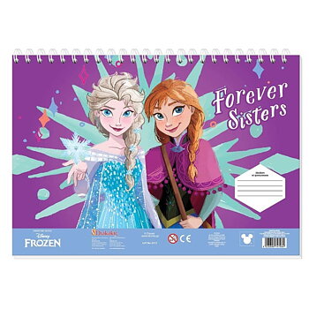 Frost Disney Målarbok med Klistermärken 