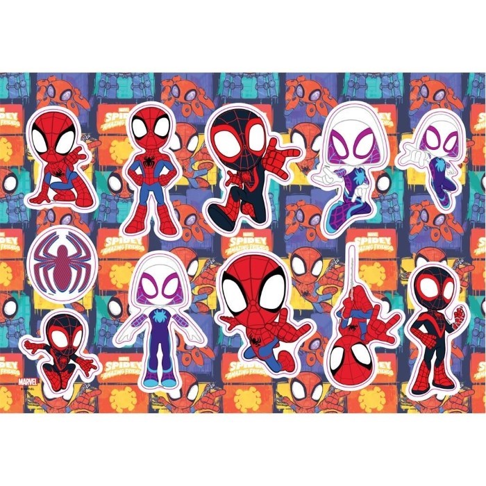 Spiderman Marvel Målarbok Med Klistermärken Spidey - 2