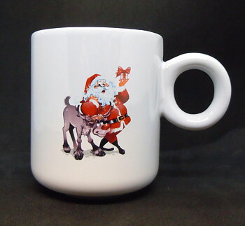 Mugg 26,5 cl Jultomte med ren