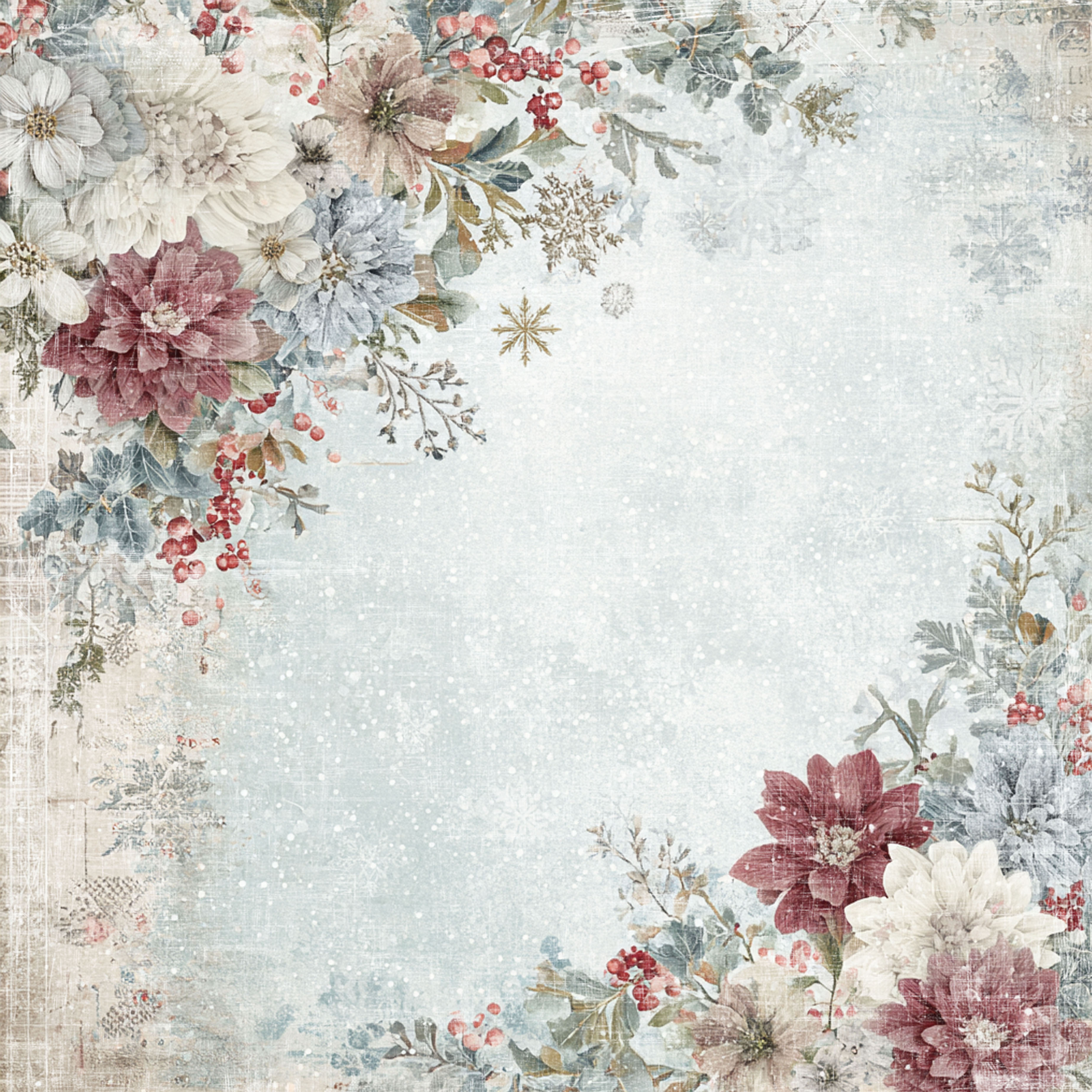 Reprint-Paperpack  - Deck the Halls Collection - 6x6 - 6