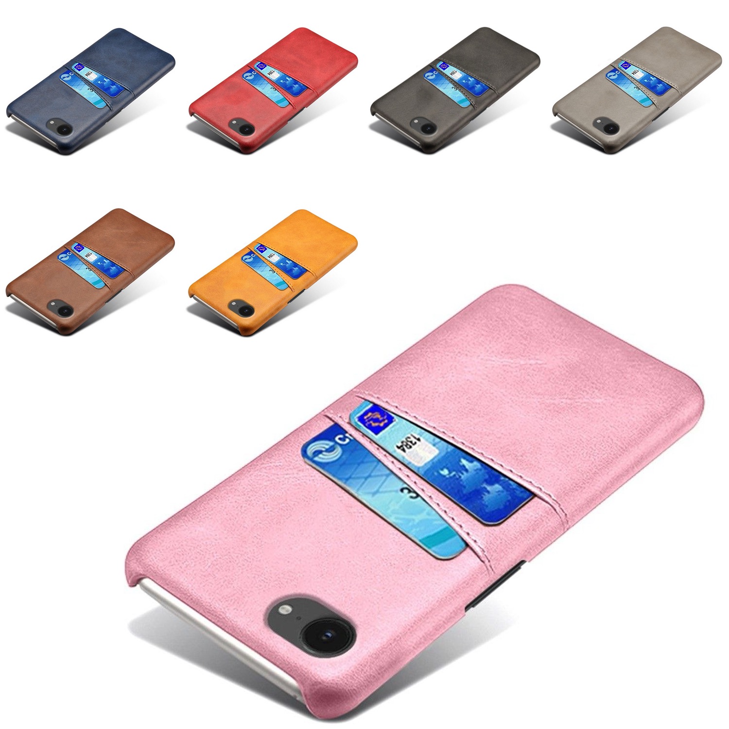 iPhone 16e skal 2 kort fack - - 15