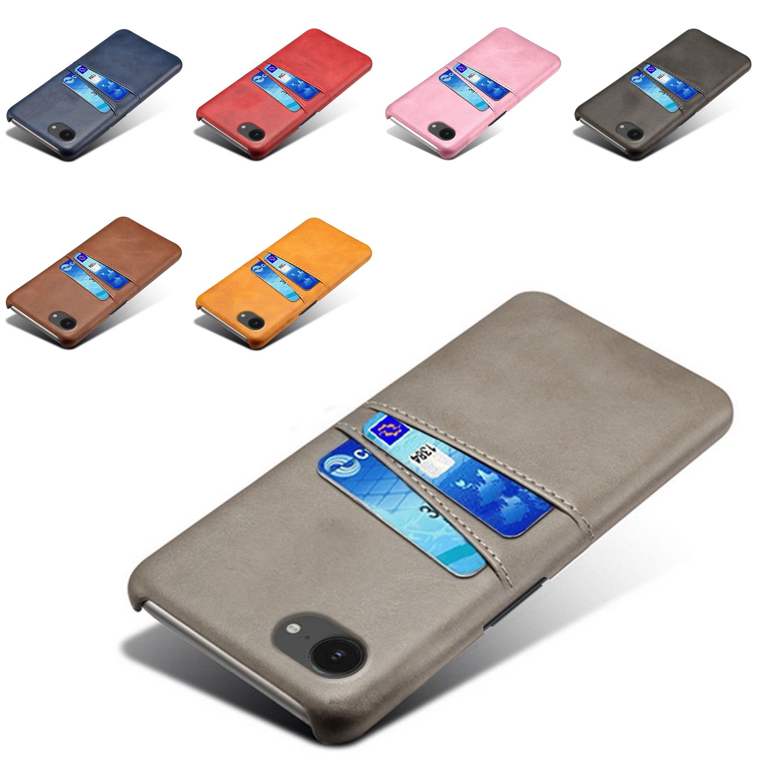 iPhone 16e skal 2 kort fack - - 14