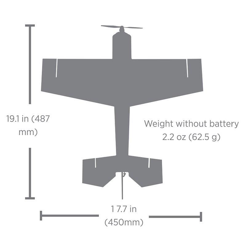 E-flite UMX Eratix 3D FF (Flat Foamy) 450mm BNF Basic with AS3X and SAFE Select - 29