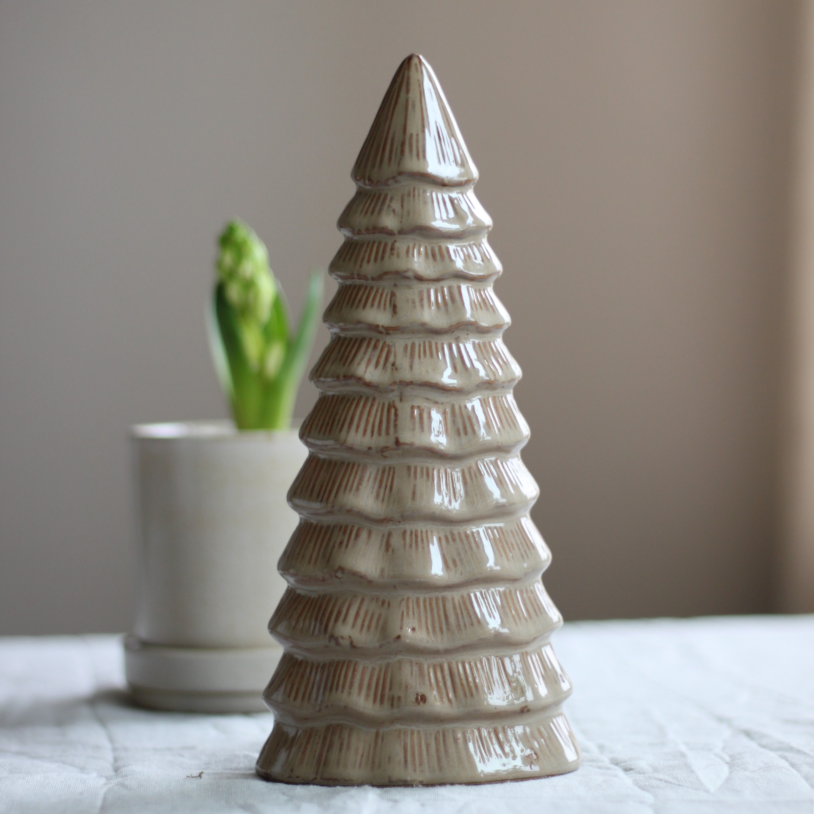 Dekoration gran beige /styck - 3