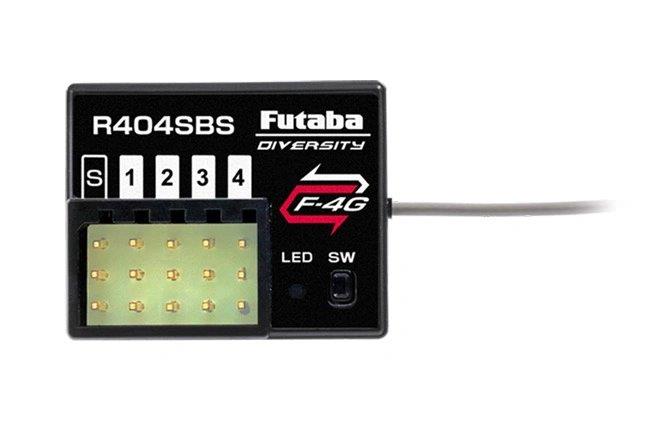Futaba T10PX Rattradio F-4G/SR/T-FHSS med R404SBS - 11