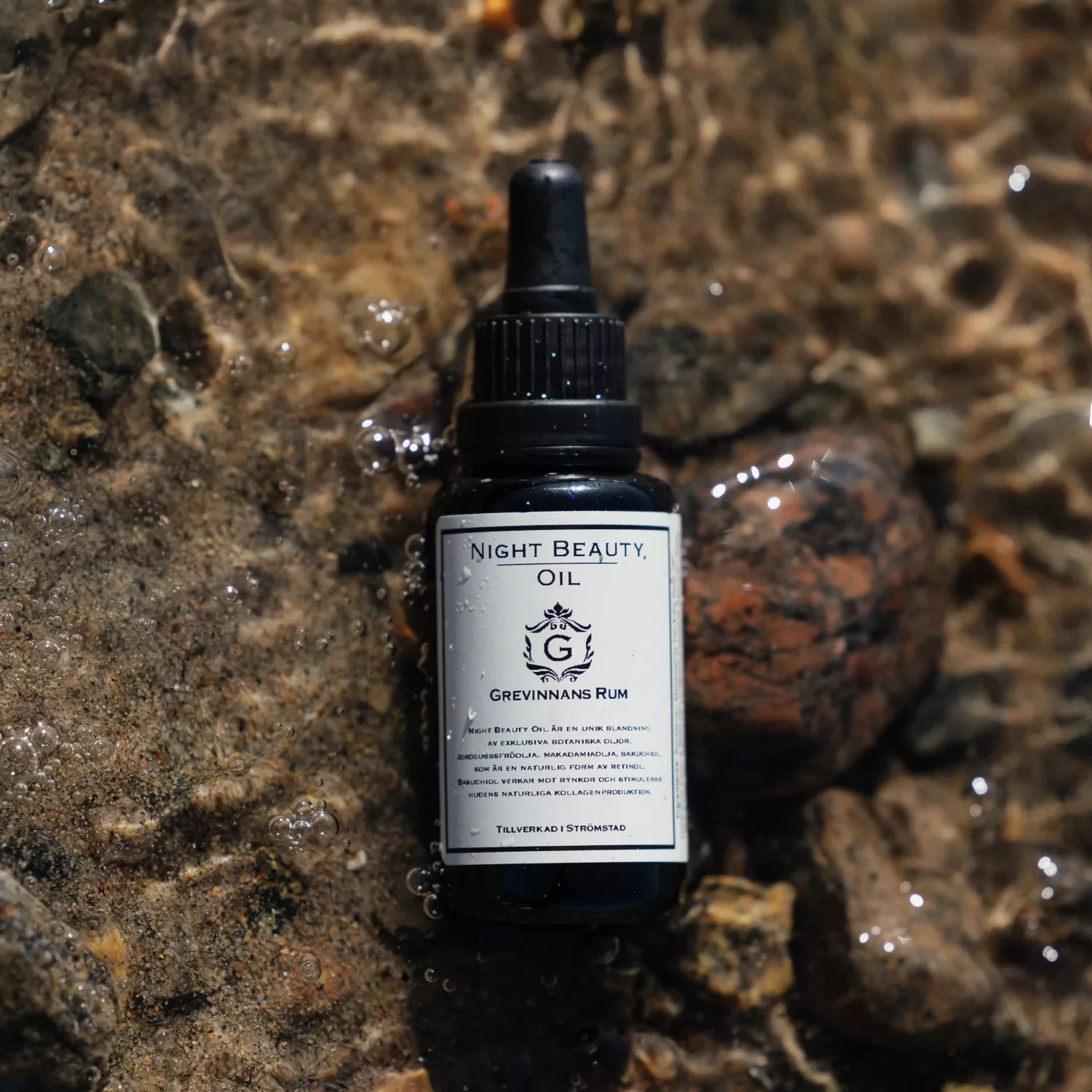 Night beauty oil  30ml Grevinnans rum - 2