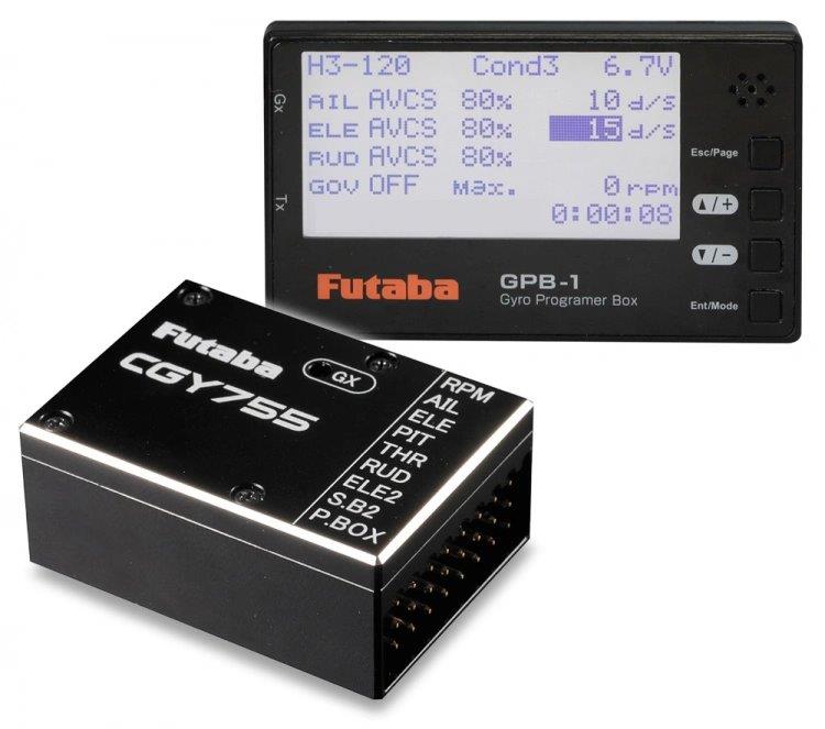 Futaba CGY755 Gyro F3C/F3N competition + GBP-1
