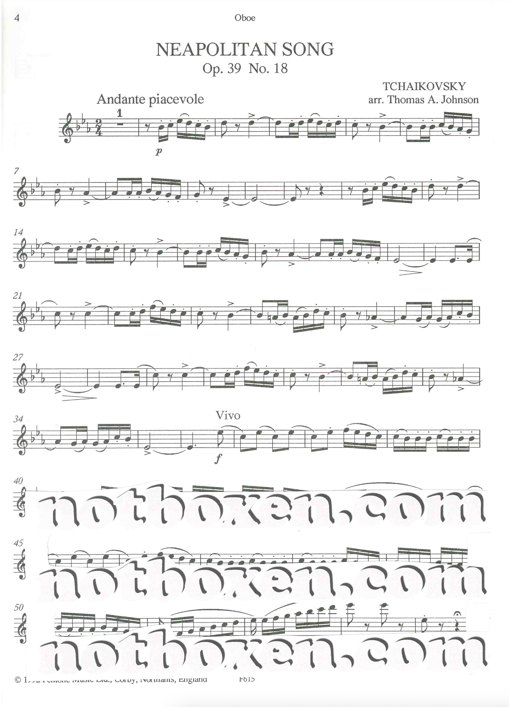 Six Pieces - Tchaikovsky - 3