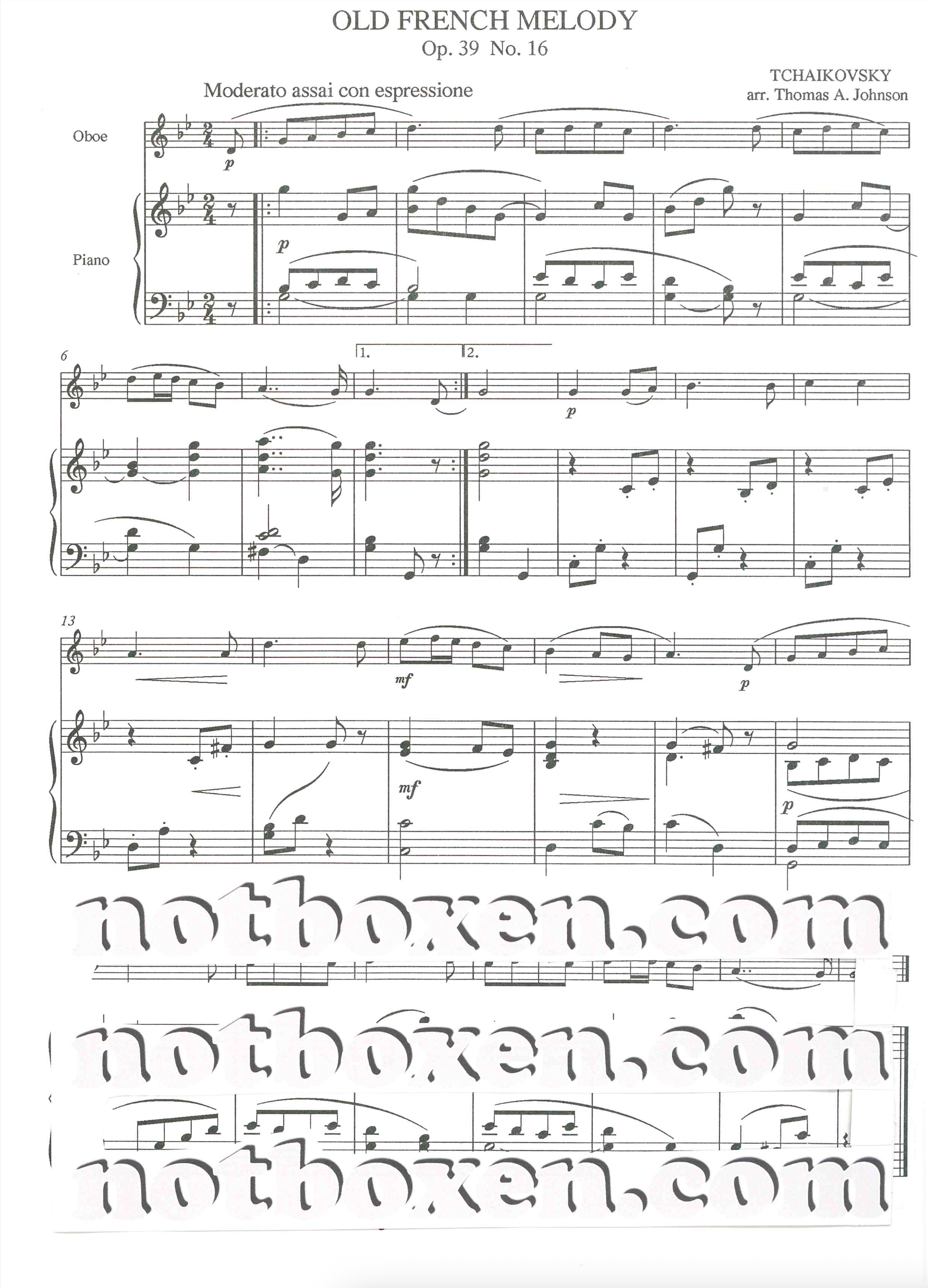 Six Pieces - Tchaikovsky - 2