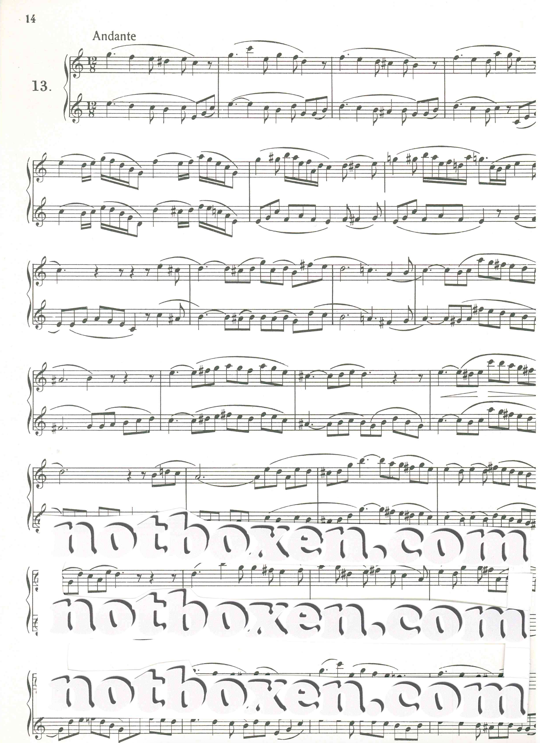 Salviani - Studi per oboe - 3