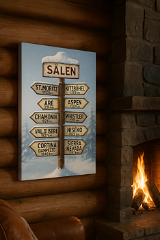 Canvas board - Sälen - 4 different sizes