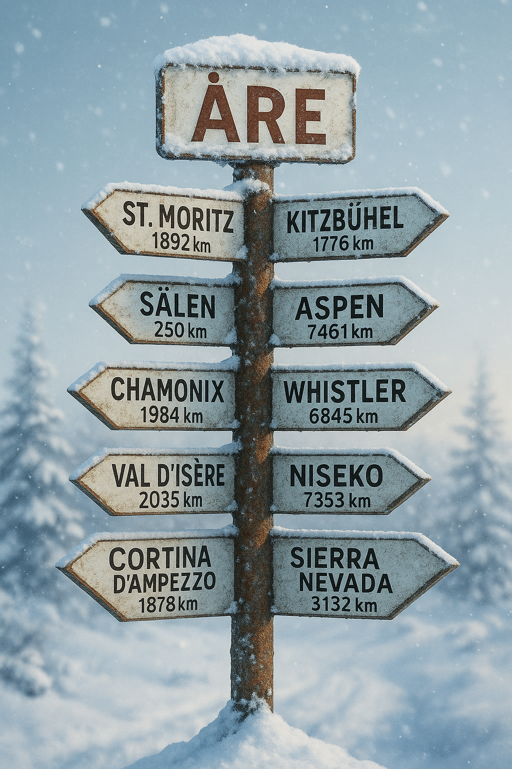Canvas board - Åre - 4 different sizes - 2