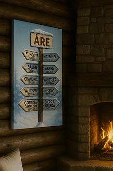 Canvas board - Åre - 4 different sizes