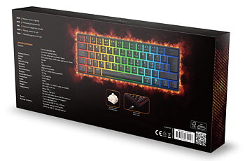 DELTACO GAMING DK470 60% Layout mekaniskt tangentbord