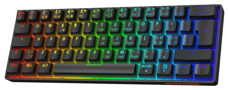 DELTACO GAMING DK470 60% Layout mekaniskt tangentbord - 7