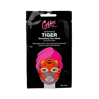 Tiger smoothing face mask
