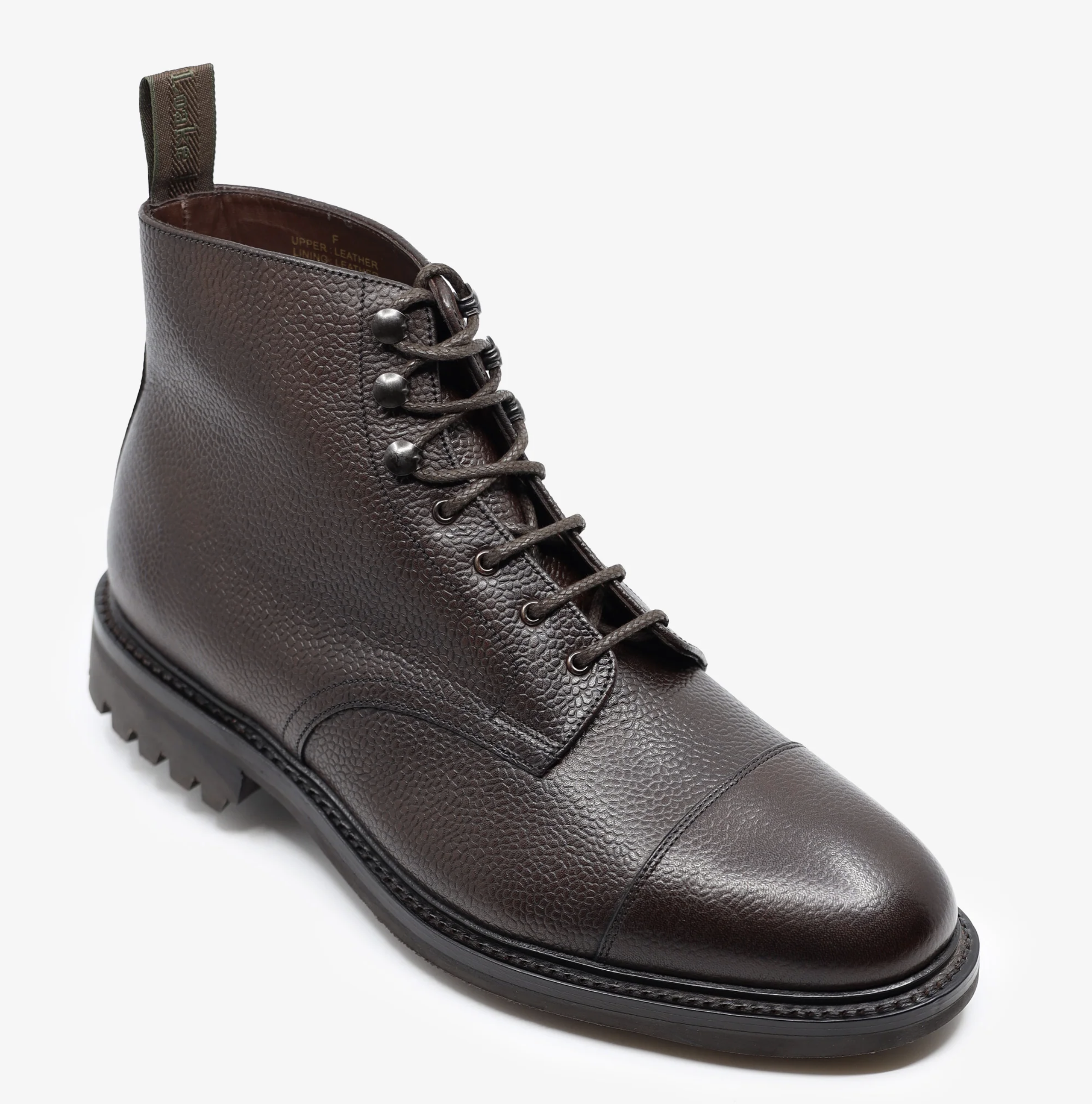 Sedbergh Shearling. Dk Brown Grain - 5