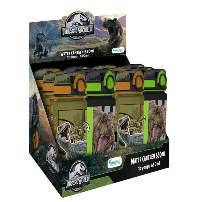 Dinosaurie Vattenflaska Jurassic World 650ml QW - 2