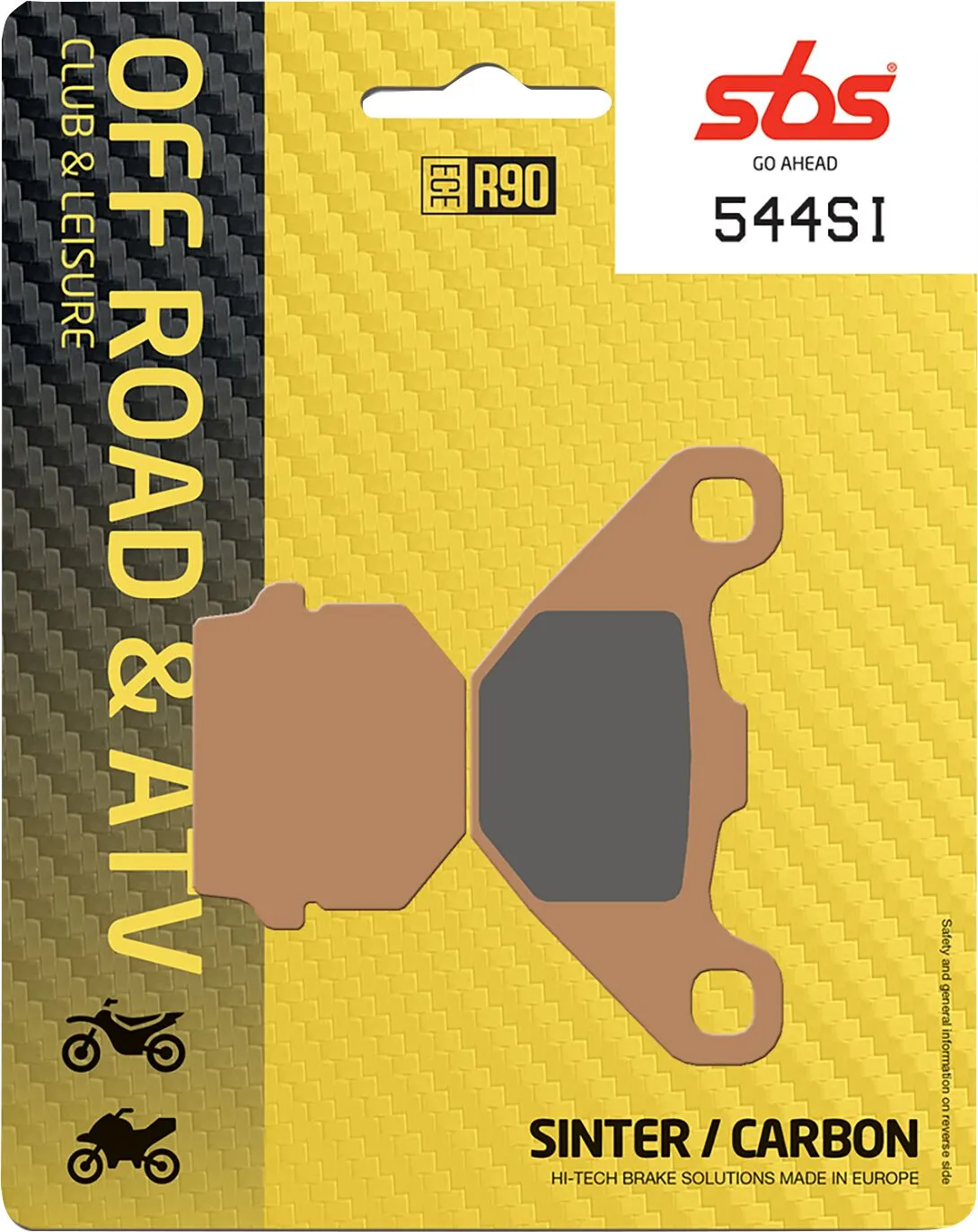 SBS bromsbelägg sintrade  - 544SI
