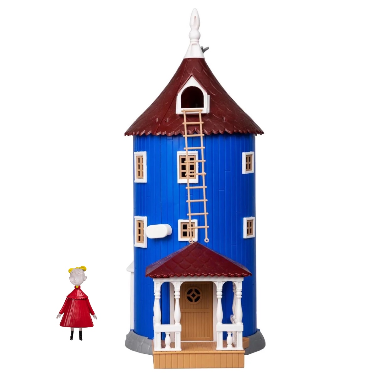 Muminhuset med möbler och 1 figur