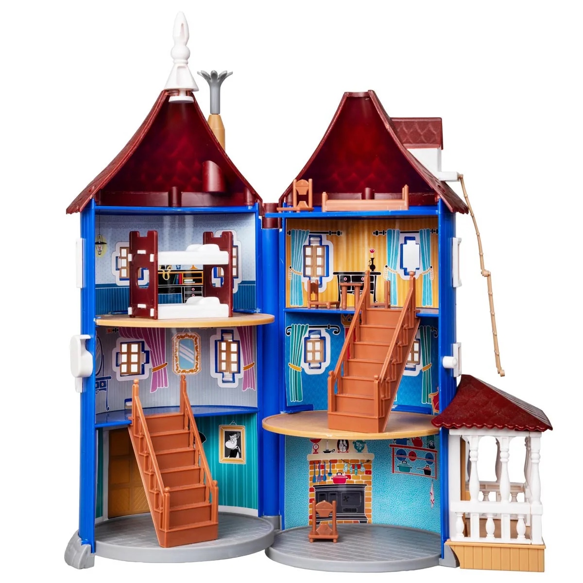 Muminhuset med möbler och 1 figur - 3