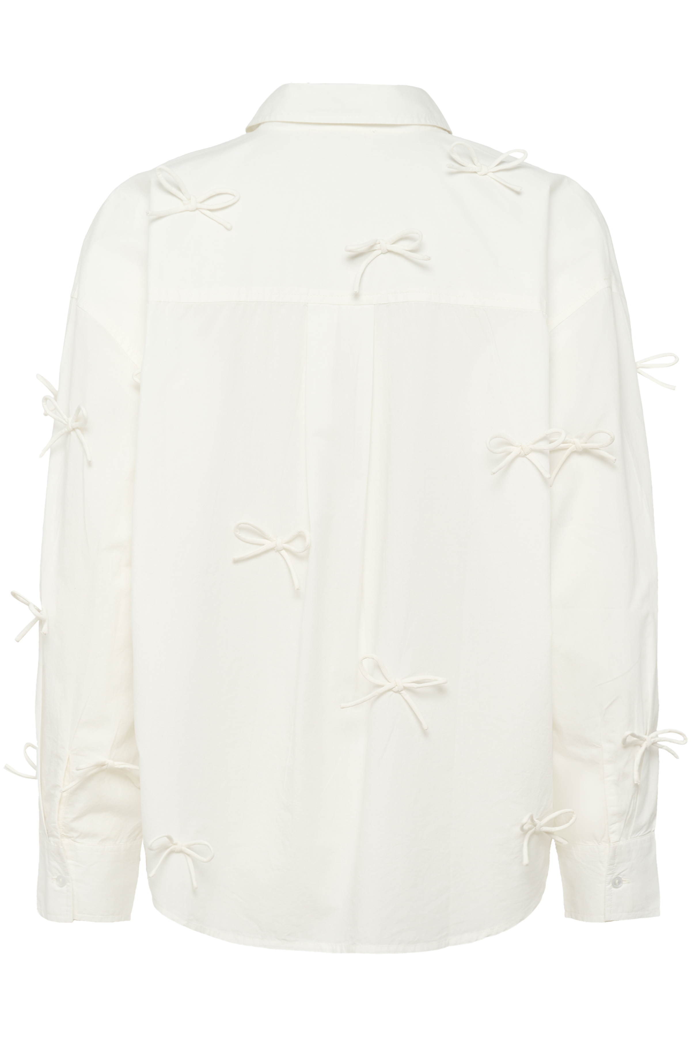 SLJoa Bow Shirt Broken White  - 2