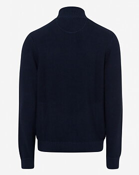 Cardigan storlek M. navy med dragkedja. från Brax