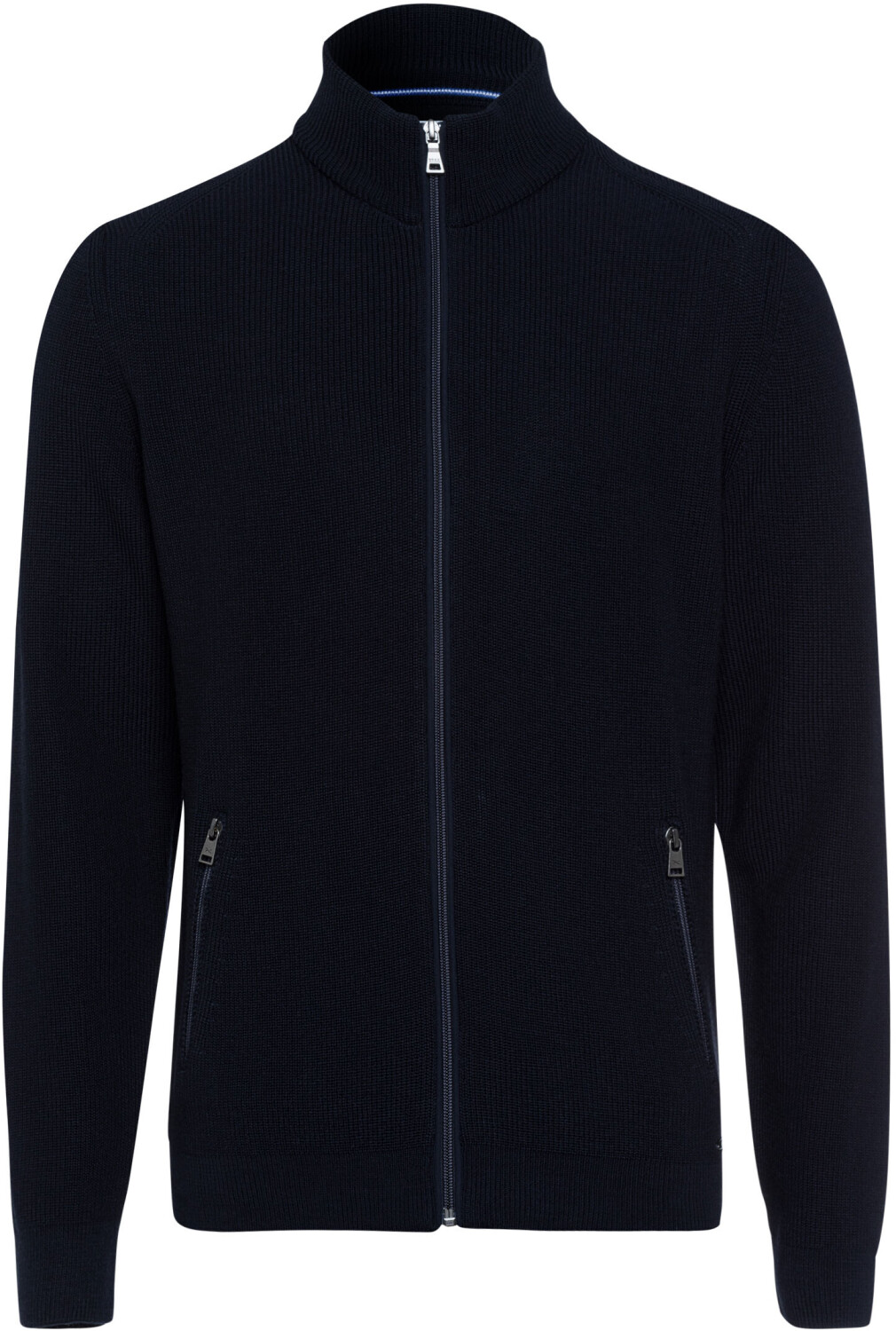 Cardigan storlek C50 . navy med dragkedja. från Brax