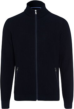 Cardigan storlek C50 . navy med dragkedja. från Brax