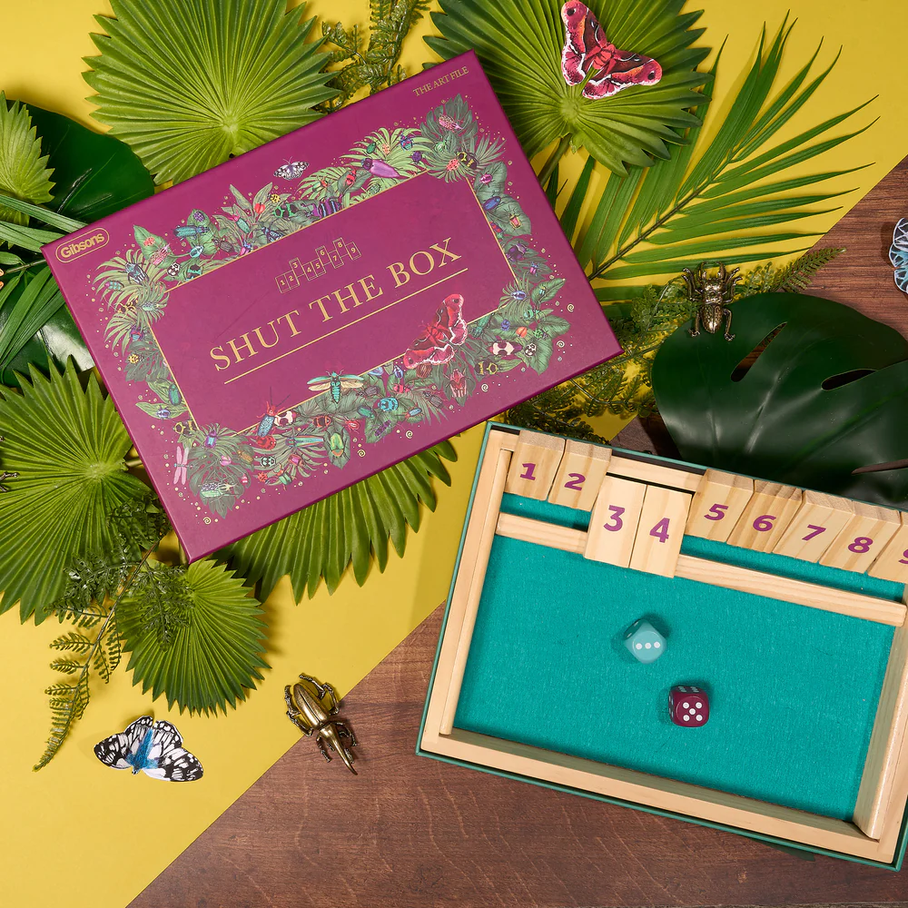 The Art File Shut the Box Family Board Game - 3
