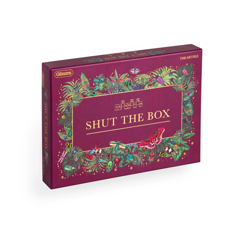 The Art File Shut the Box Family Board Game