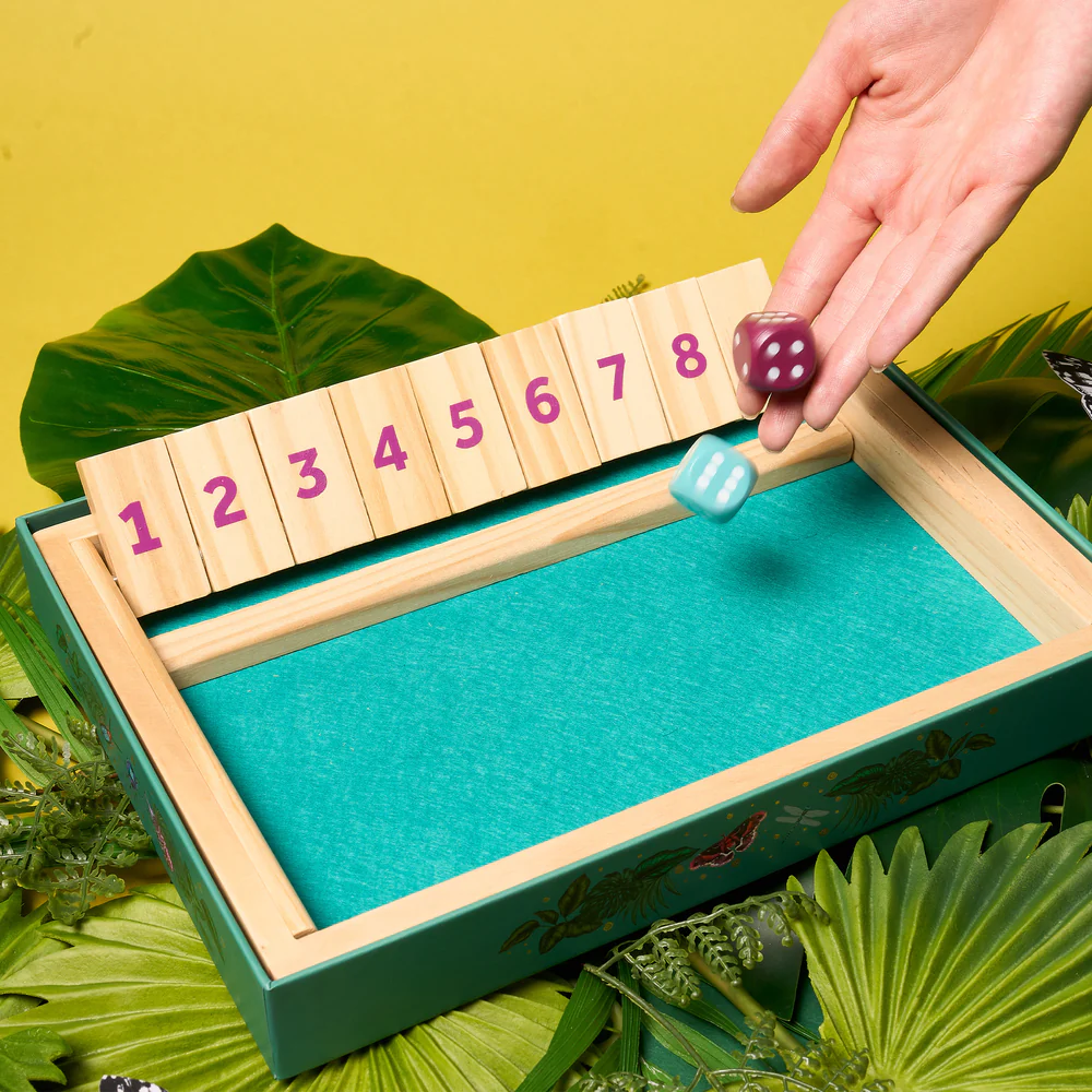 The Art File Shut the Box Family Board Game - 2