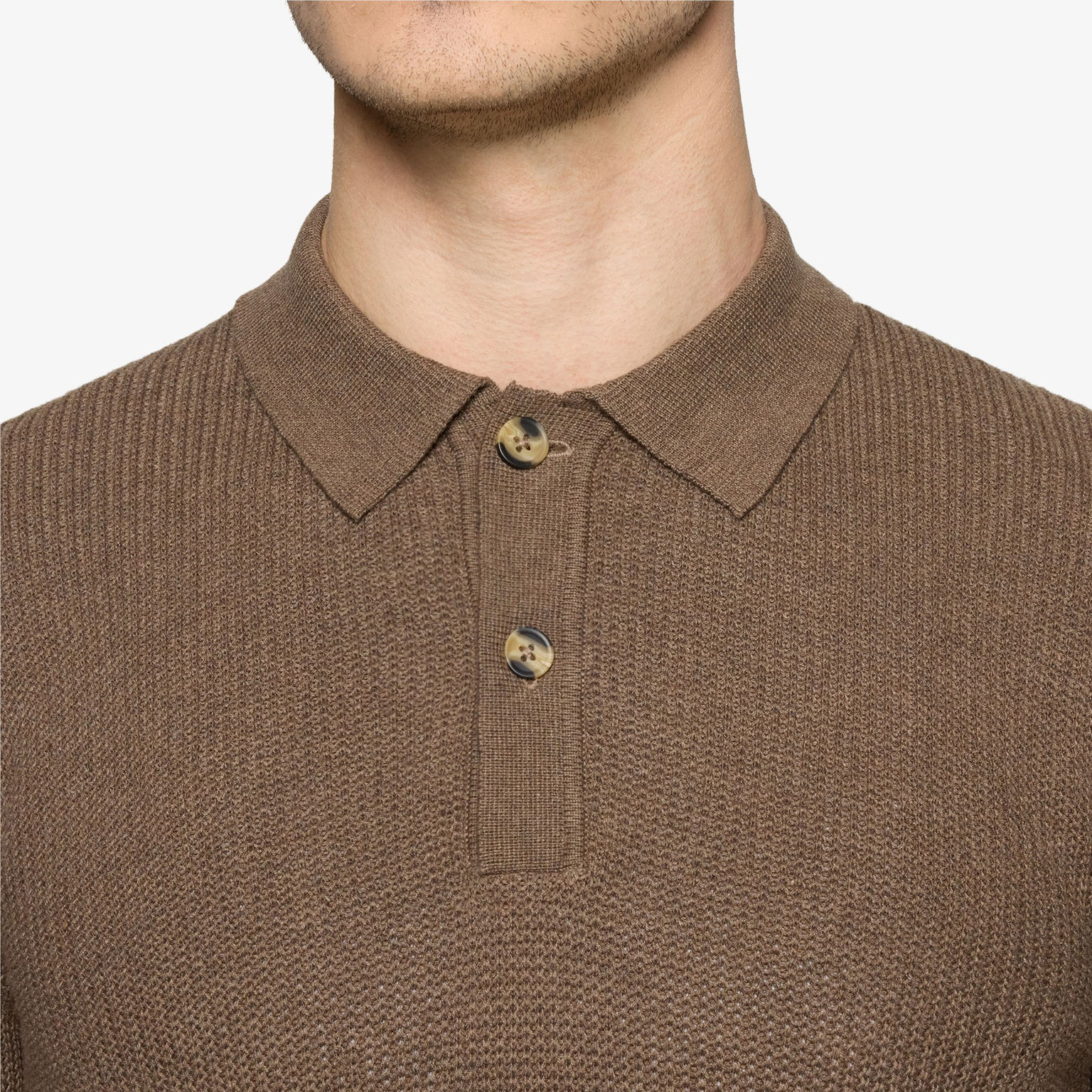 Signal - Klas Structure Polo - Cocoa Brown - 3