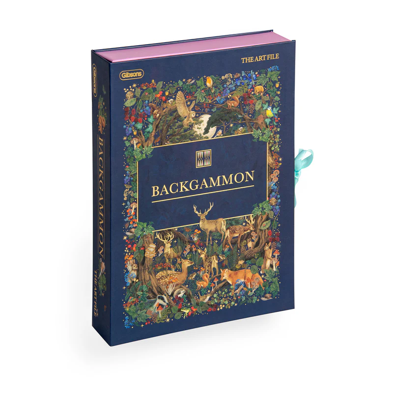 The Art File Backgammon Family Board Game