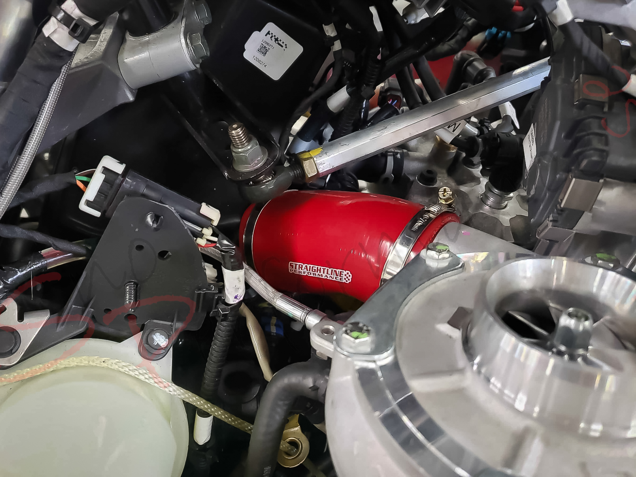 SPI Silikon Insugskit Polaris Boost  (Insugs- och tryckrör, Dumpventil ingår EJ) - 3