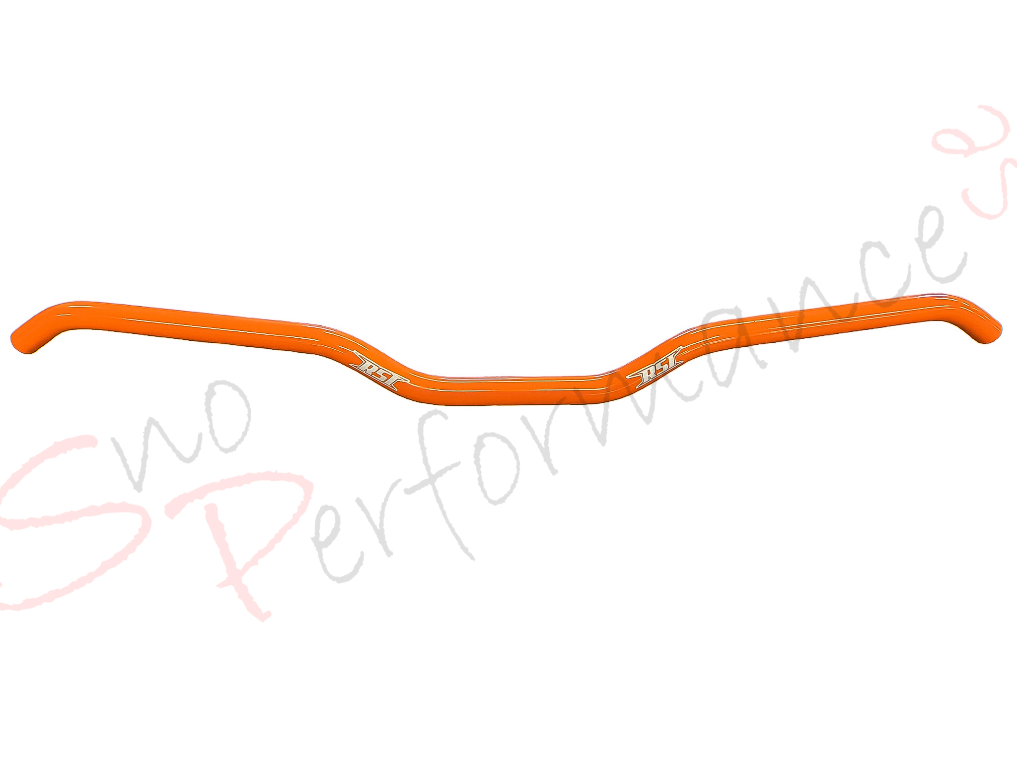 RSI Styre Hustler Aluminium 13 grader Hooked 1" Höjning, Pulverlackad Orange