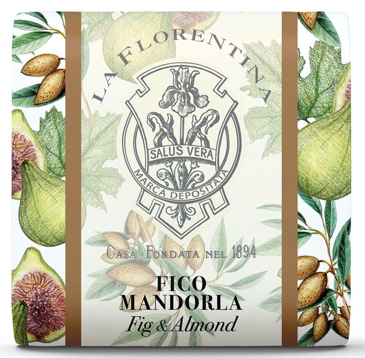 Italiensk hårdtvål La Florentina: Fig & Almond, 106 gr
