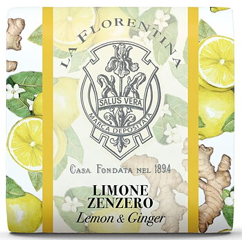 Italiensk hårdtvål La Florentina: Lemon & Ginger 106 gr