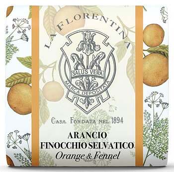 Italiensk hårdtvål La Florentina: Orange Wild Fennel, 106 gr